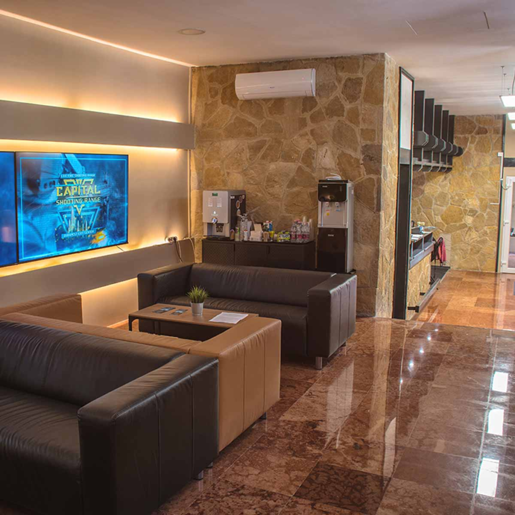 Boedapest Schieten Schietbaan Lobby Interieur