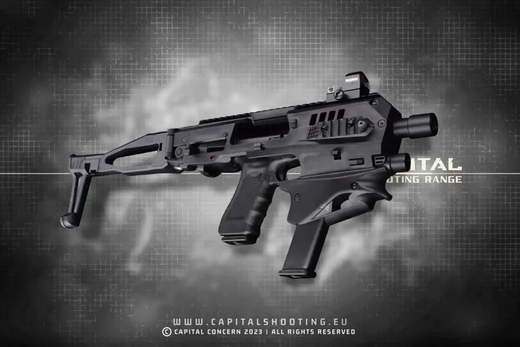Glock 17 CAA MCK Conversiekit Boedapest Schieten Machinepistool
