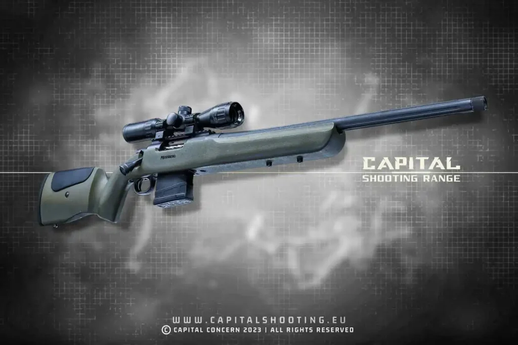 Mossberg MVP 308 Winchester Boedapest Schieten Geweer